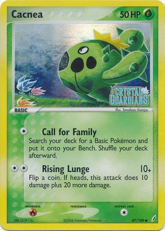 Cacnea - 47/100 - Common - Reverse Holo Cacnea - 47/100 - Common - Reverse Holo